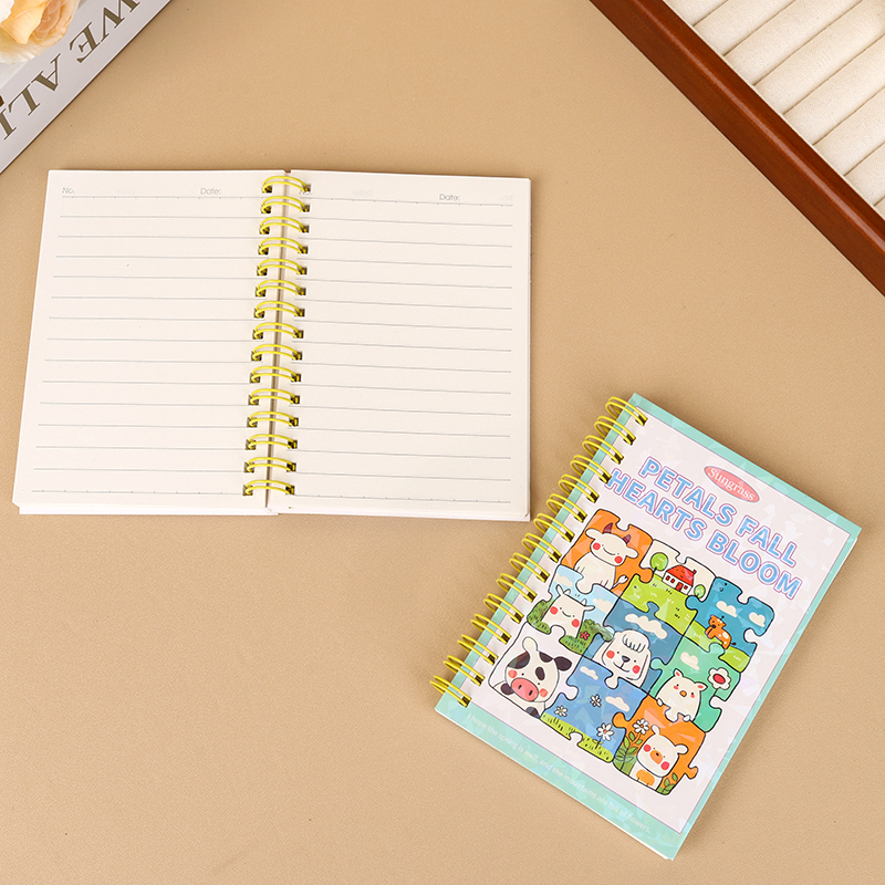 Ben Chi XQ6416 series bright color coil book (random style)