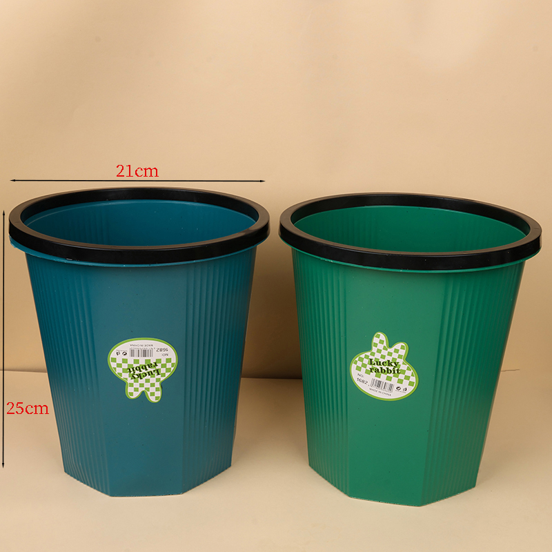 1682 color press ring trash can (144/piece)