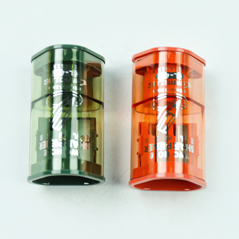 Cl404 Three-In-One Dual-Hole Pencil Sharpener