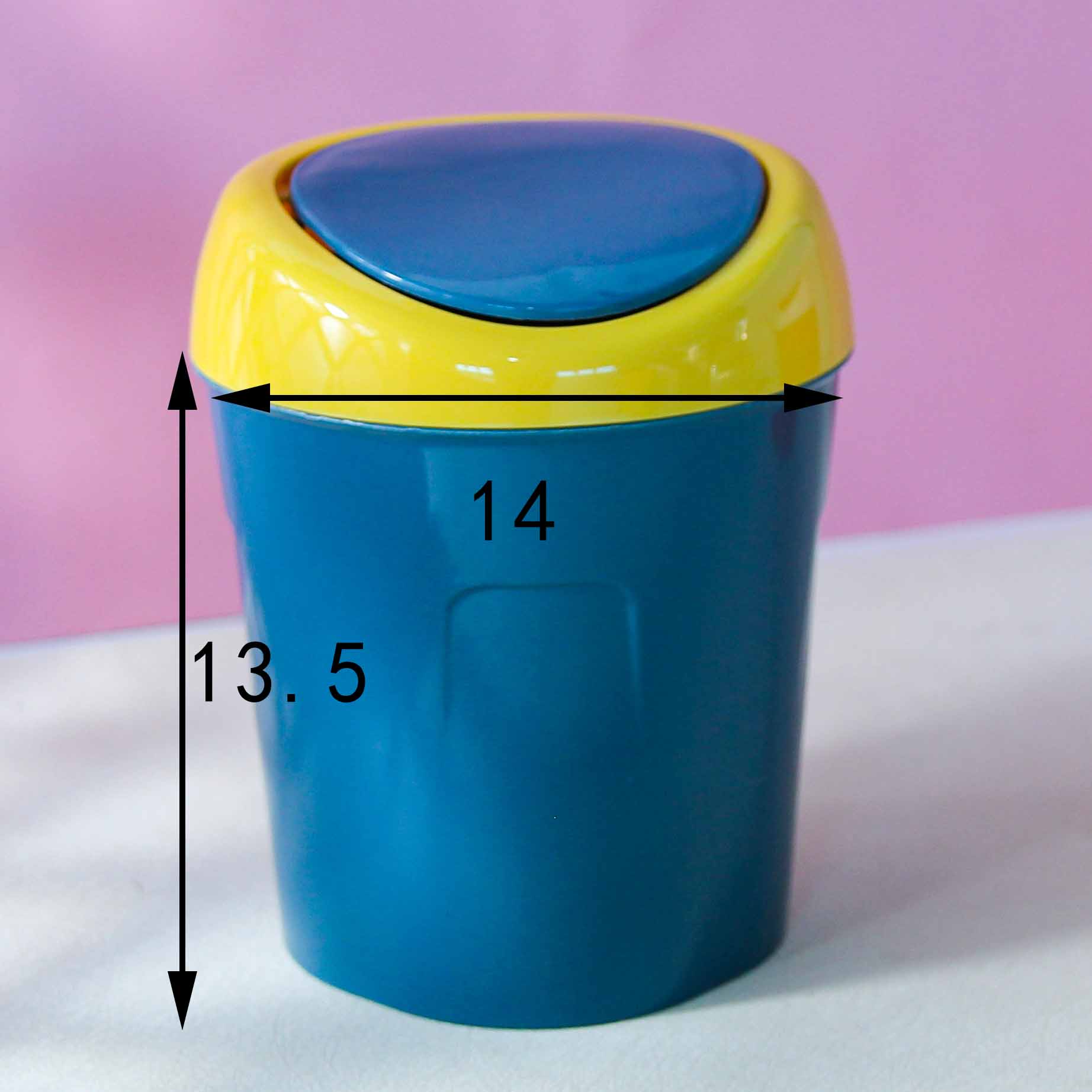 Yidele 8292 Flip-Top Trash Can (180)