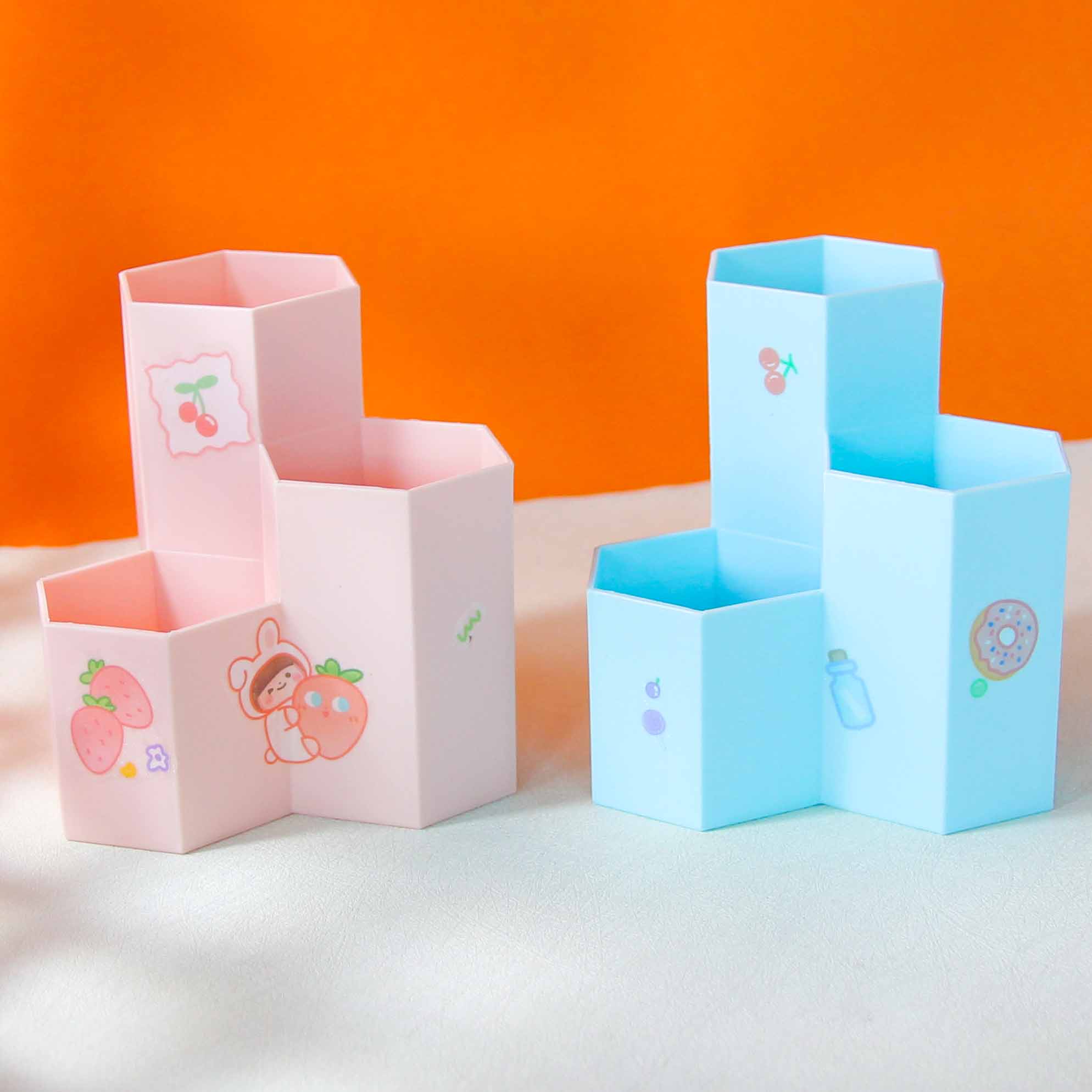 Mavericks Youchuang Diy Three-Layer Color Pen Holder