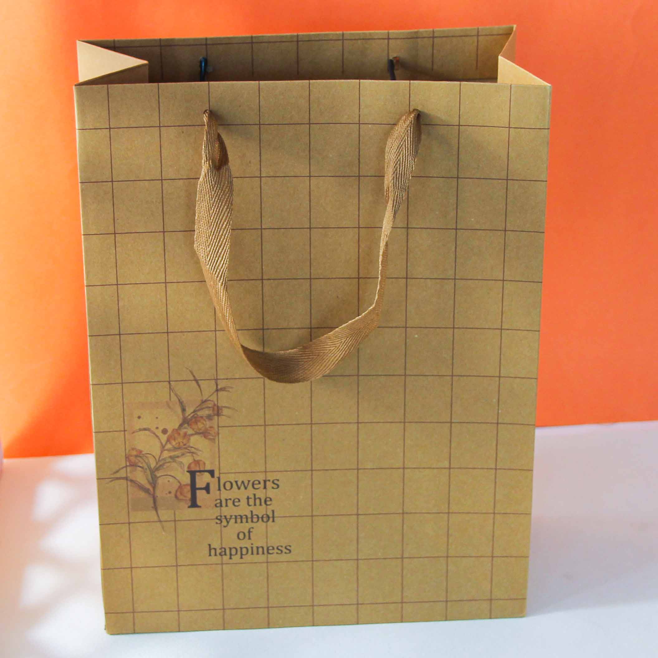 Cowhide printed large gift bag (vertical) random - Image 2