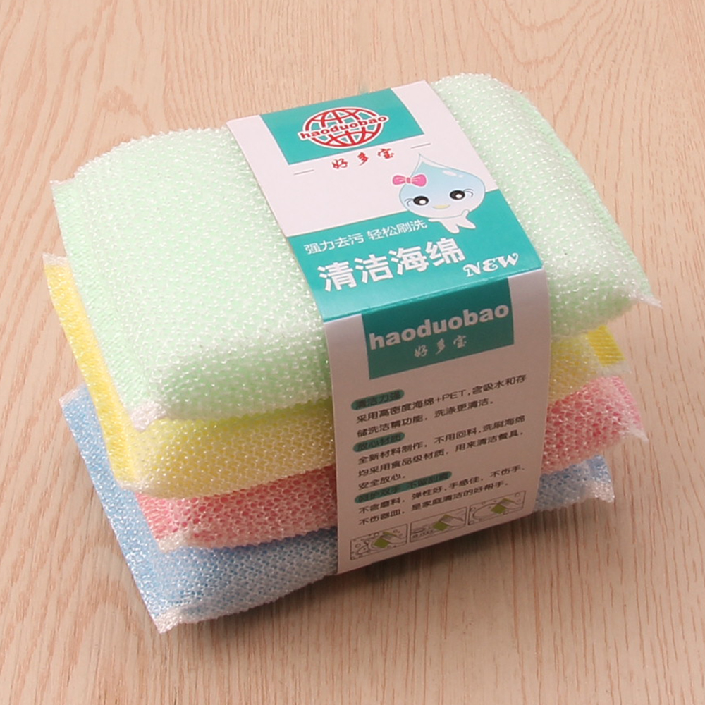 677 Four-Piece Color Cleaning Sponges