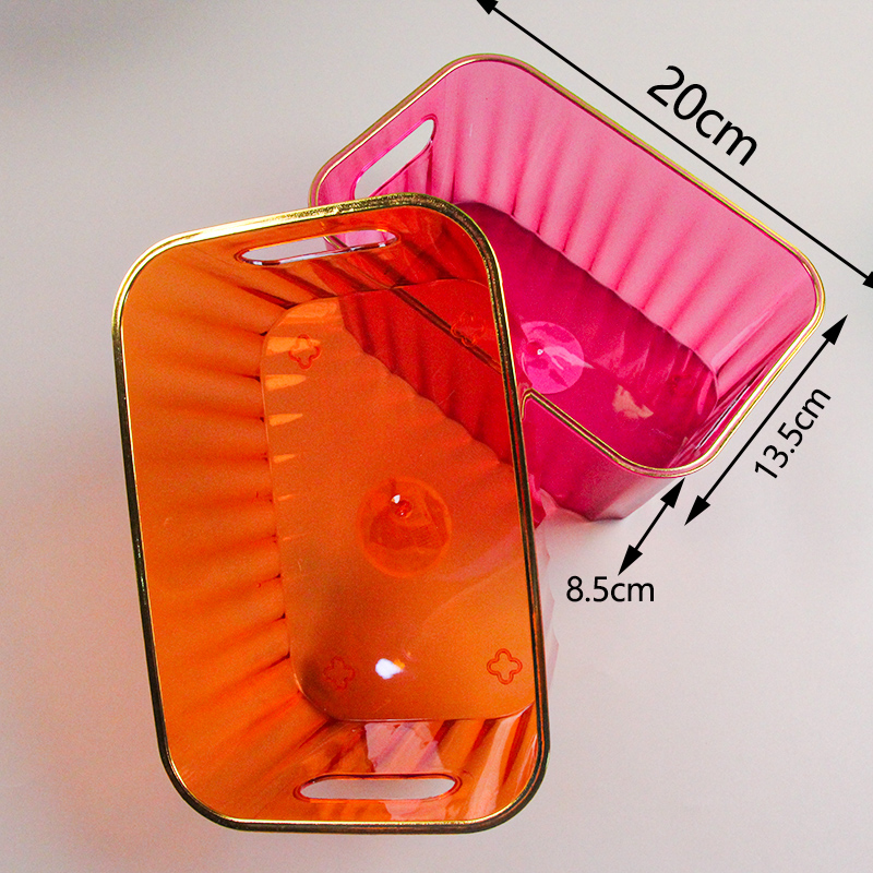 4055-1 Long Rectangular Gold Foil Storage Box