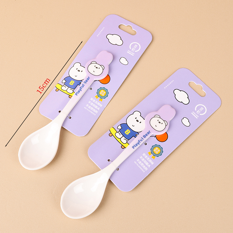 XC6938 cartoon short handle spoon (food grade)
