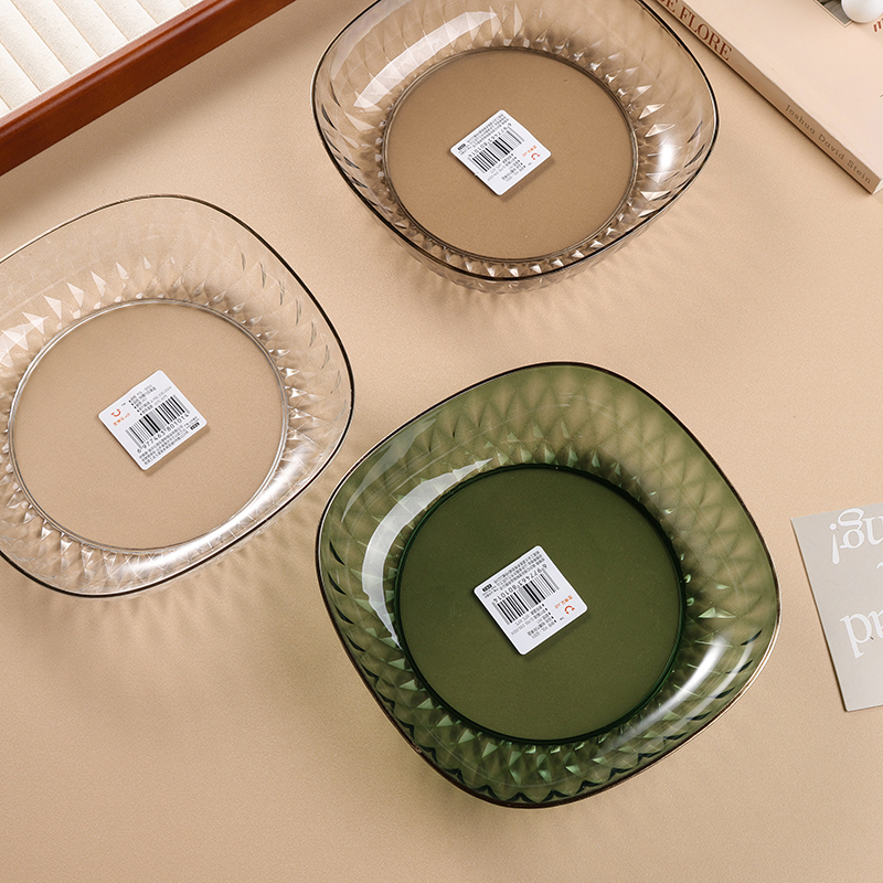 3201 Light Luxury Square Fruit Plate