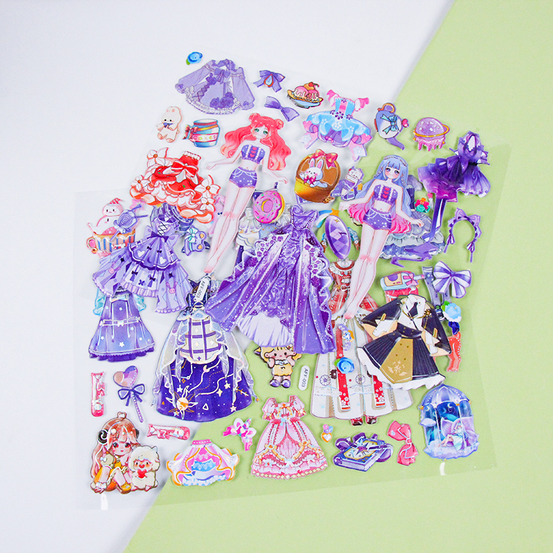 Aff Constellation Double-Layer Puffy Sticker - Ảnh 3