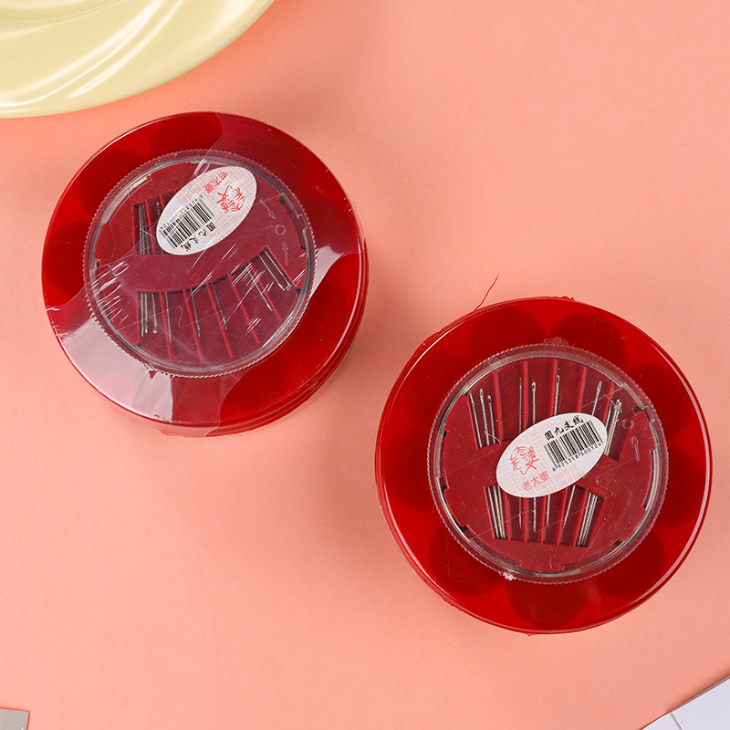 Space red cover round nine sewing box - Image 3