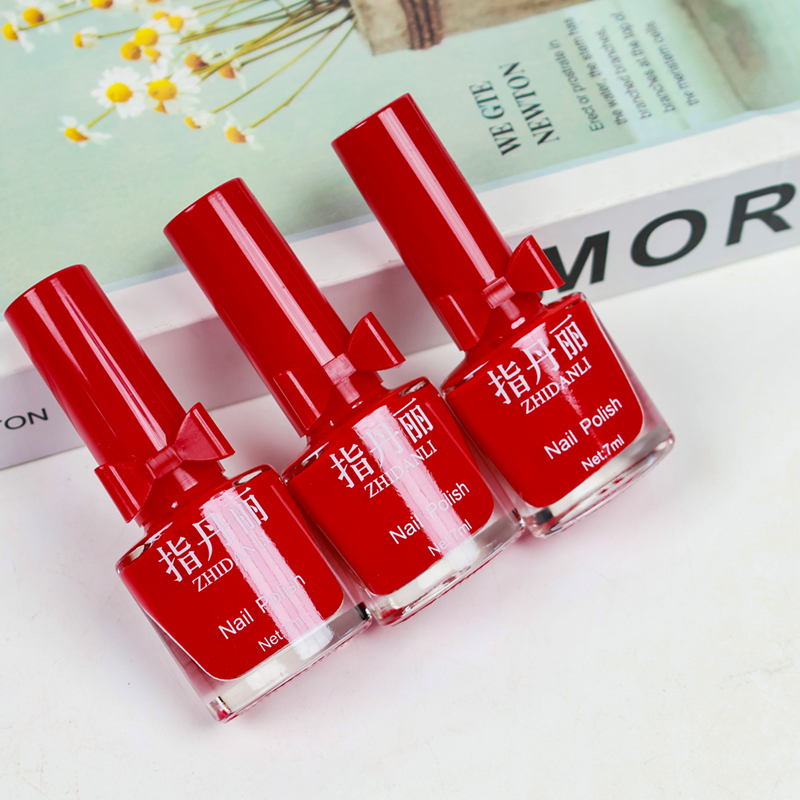 Refers to Danli Big Red Nail Polish