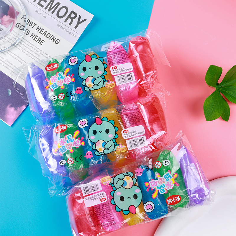 Crystal blister glue six color strip suit