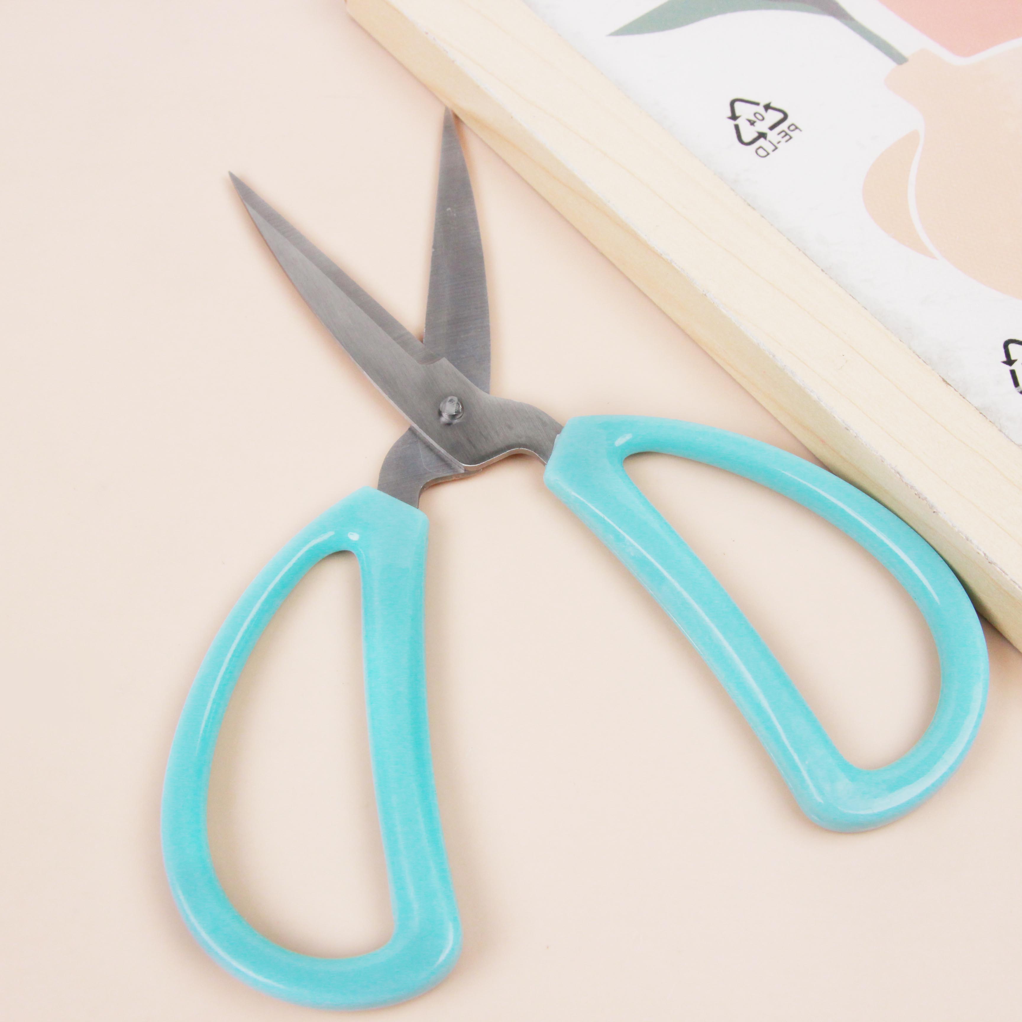 K13 Blue and Pink Mixed Color Home Scissors