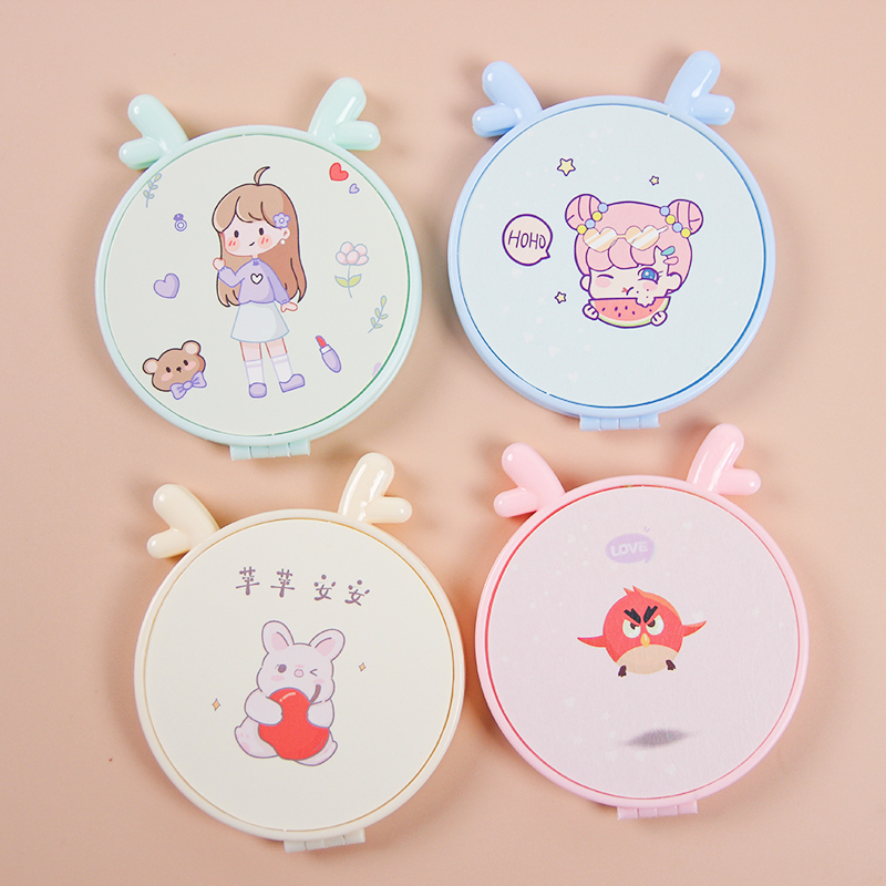 305 antler double-sided mirror (6674)