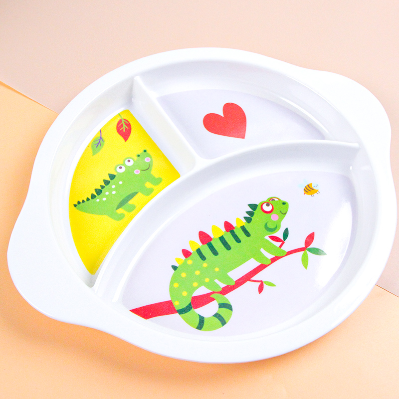 888-1 Children’S Three-Compartment Dinner Plate - Ảnh 3