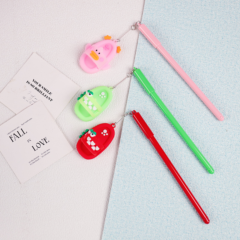 Creative Cartoon Character Pvc Pendant Gel Pen - 이미지 2