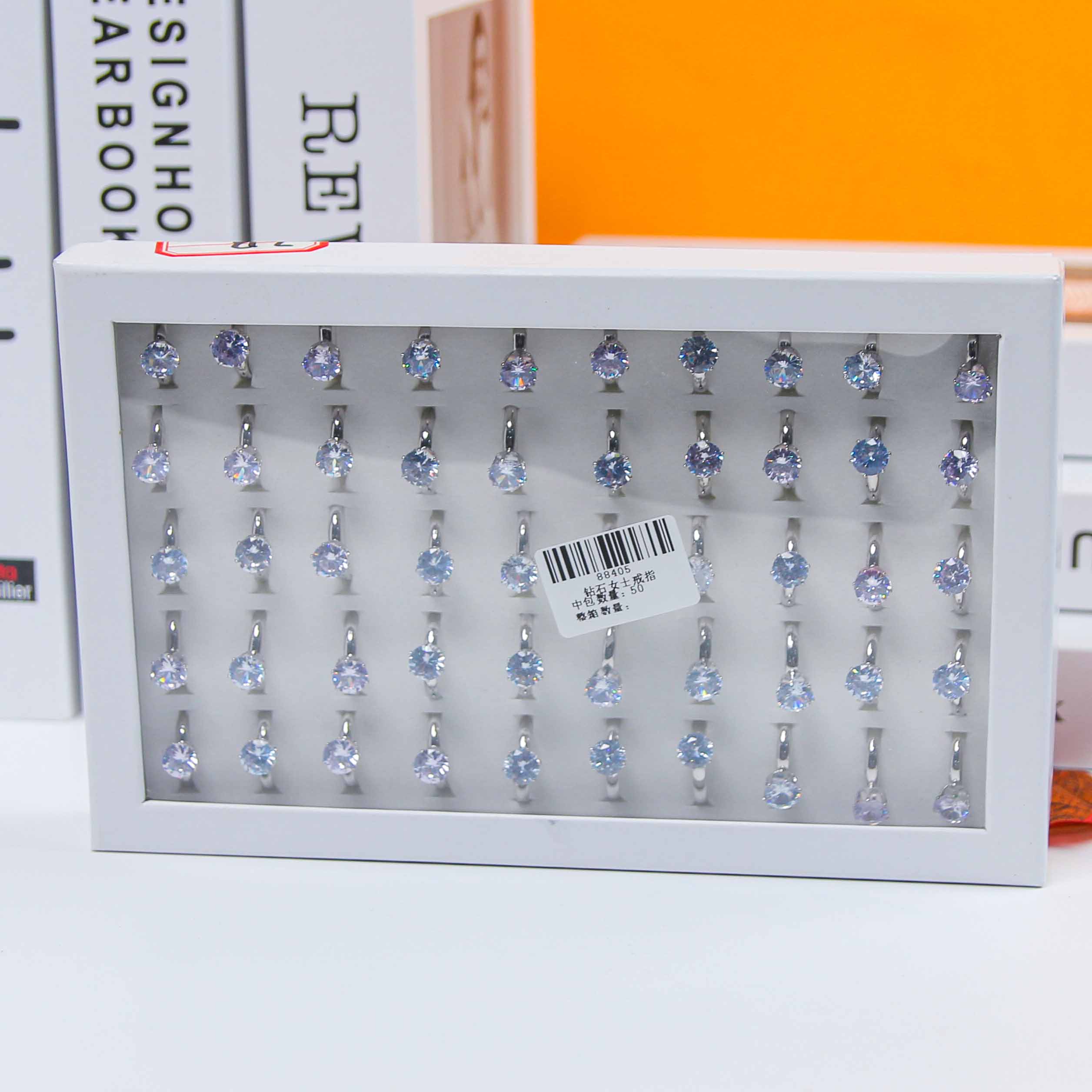 Rhinestone Ladies' Ring - 图片 2