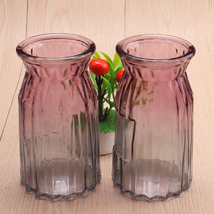 Colored Paper Gradient Flower Vase