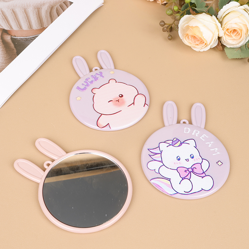 58117 boxed adorable rabbit mirror
