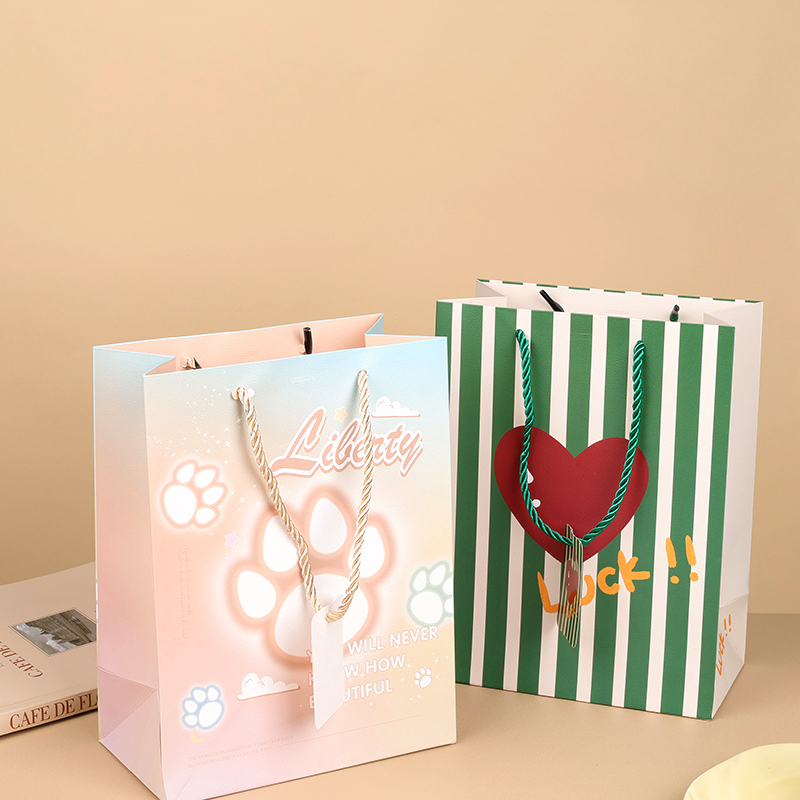 Simple hanging tag medium gift bag (vertical) 18.5*24*10 - Ảnh 3
