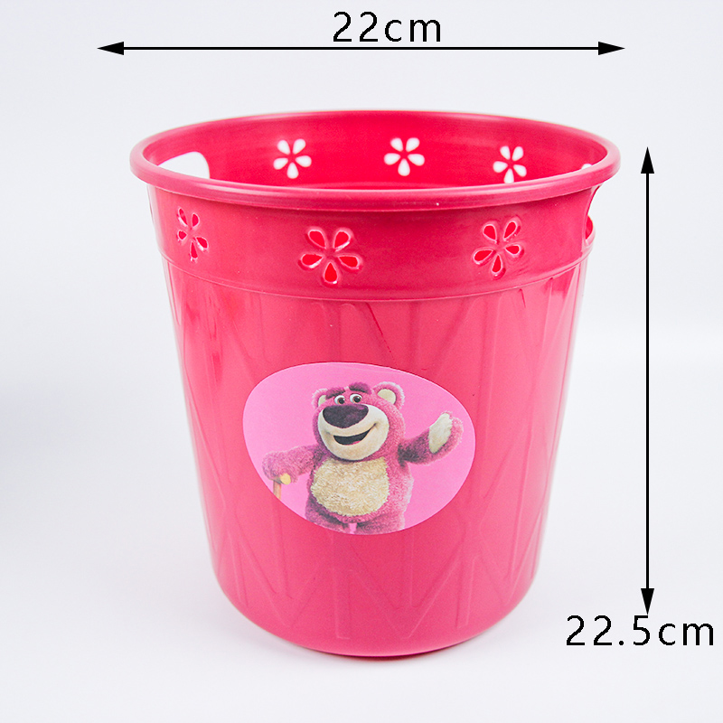 88-119 Strawberry Bear Handheld Trash Can