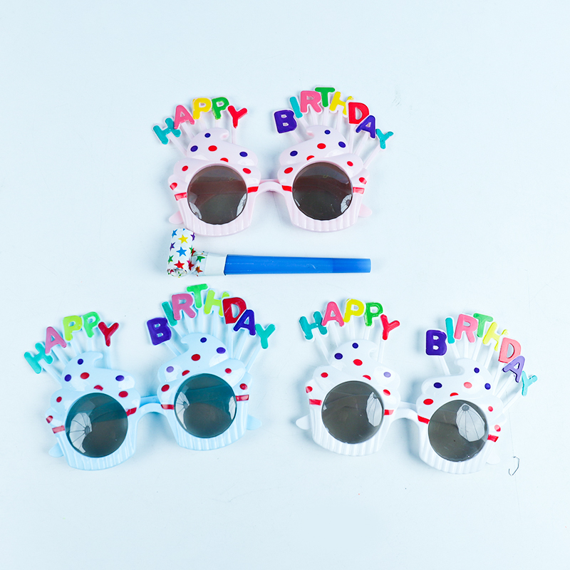 Funny Party Blower Birthday Glasses