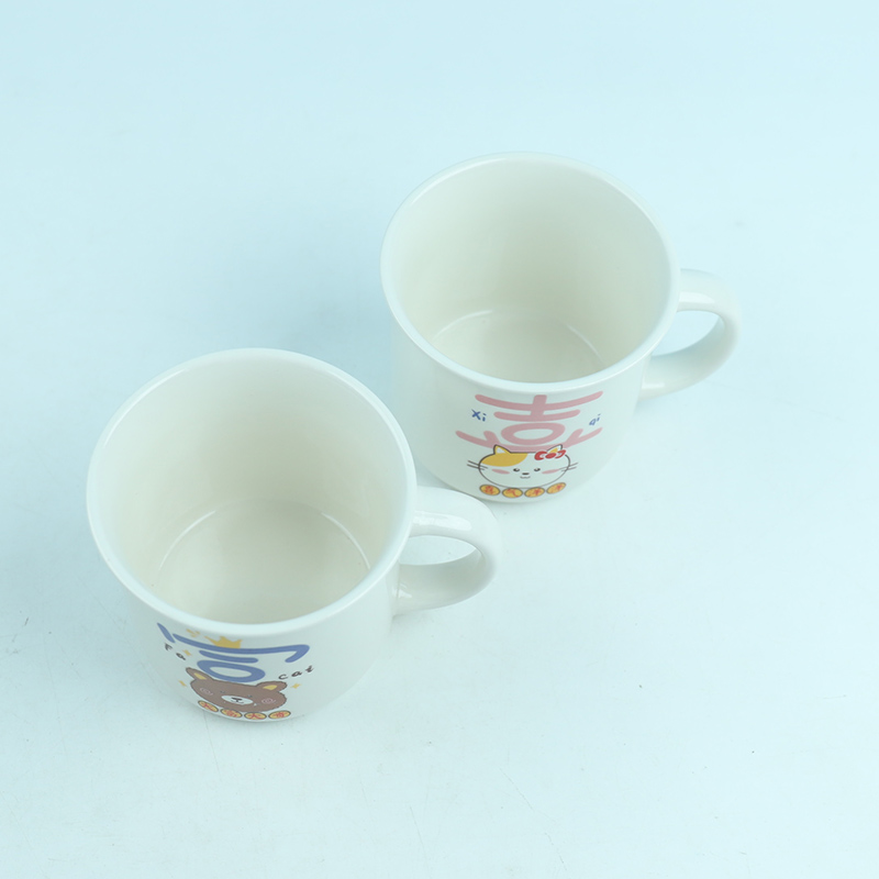 C166A baked flower ceramic cup (flower random) - Image 3