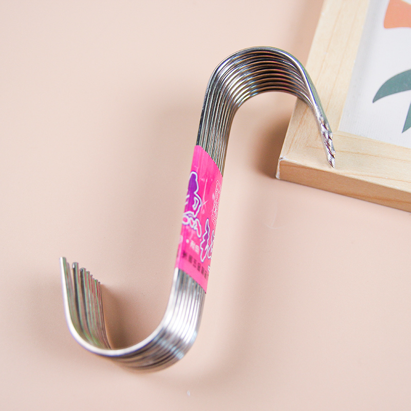 Jinhui Stainless Steel Pointed S Hook (10 Pieces)