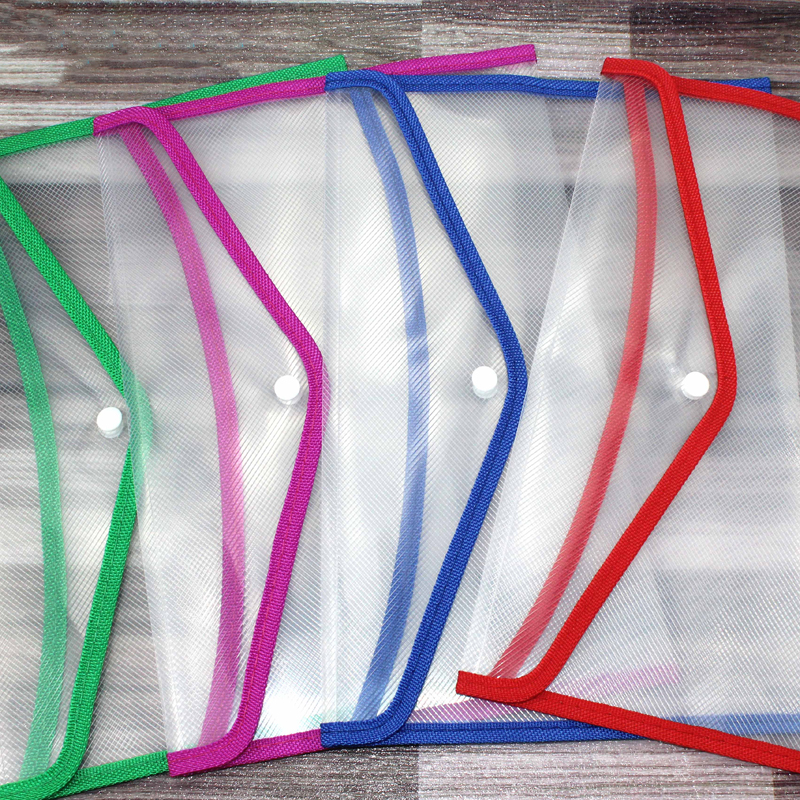 838 Button A4 Document Bag