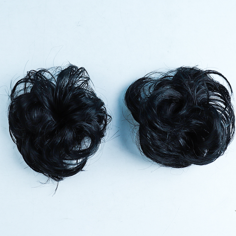 Black wig hair loop