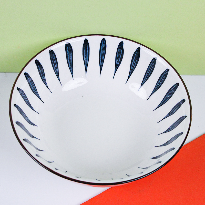 Printed 7 inch ancient bowl (Woolen grass) - Image 3