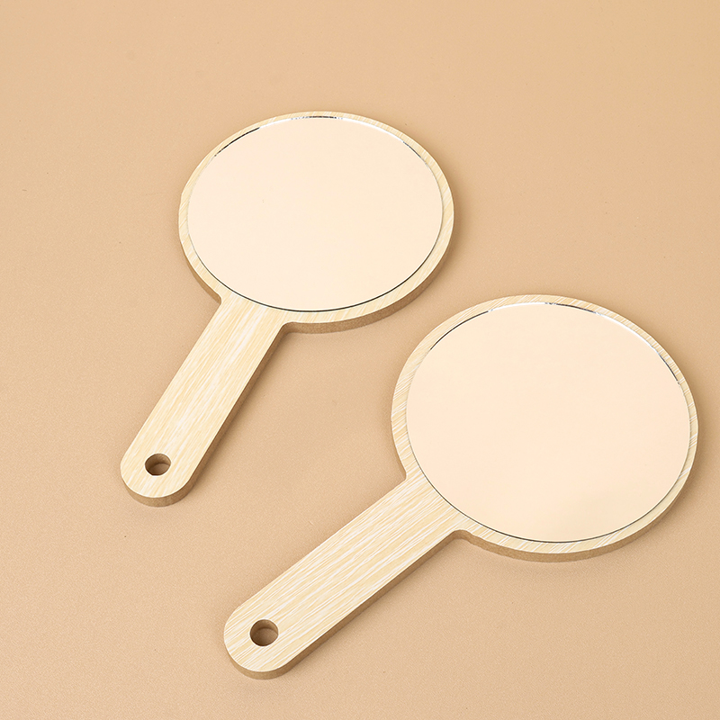0056 handle round cosmetic mirror