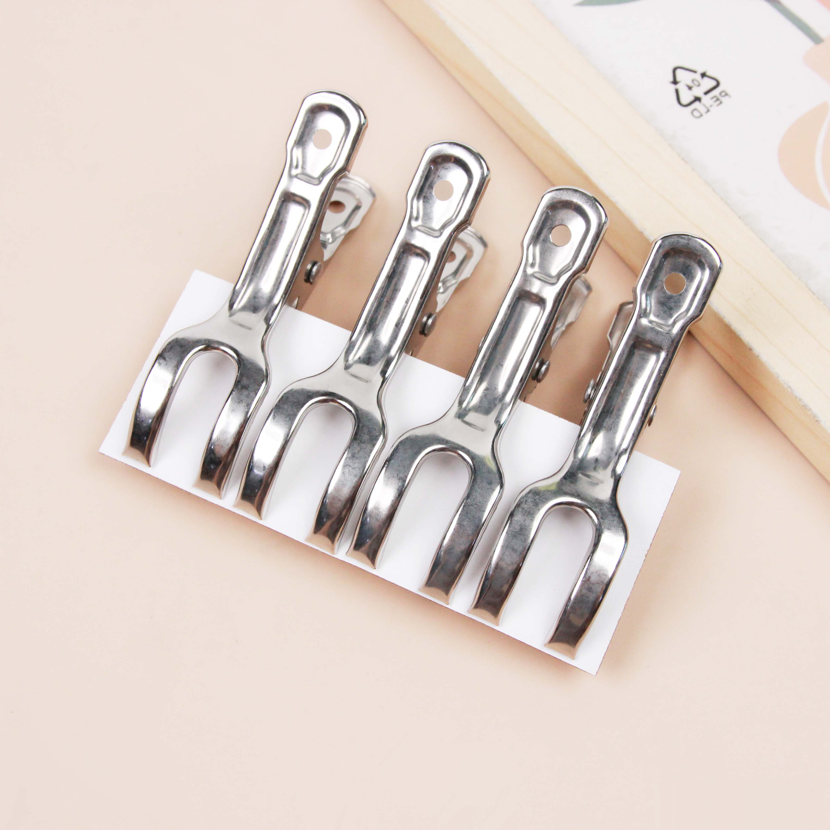 Baixian 8.5Cm Four Stainless Steel Clamps