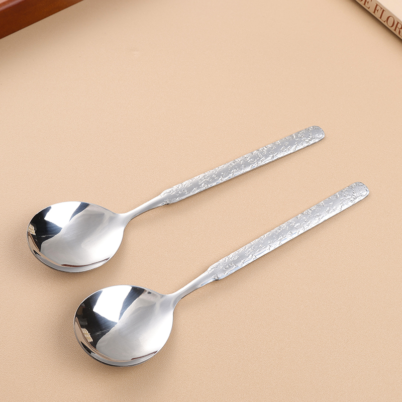 Silver Diamond Large Round Spoon (30) - 图片 3