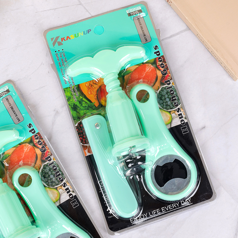 A- 9818 red wine fruit knife 3-piece set card - Image 2