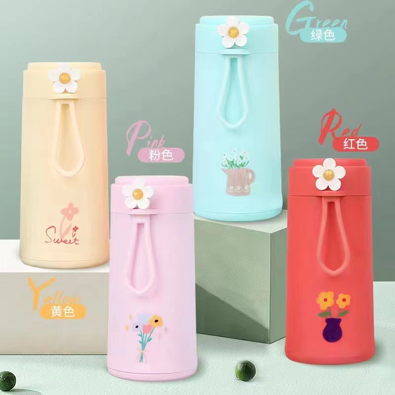 Plastic Shell Floral Scented Glass Cup