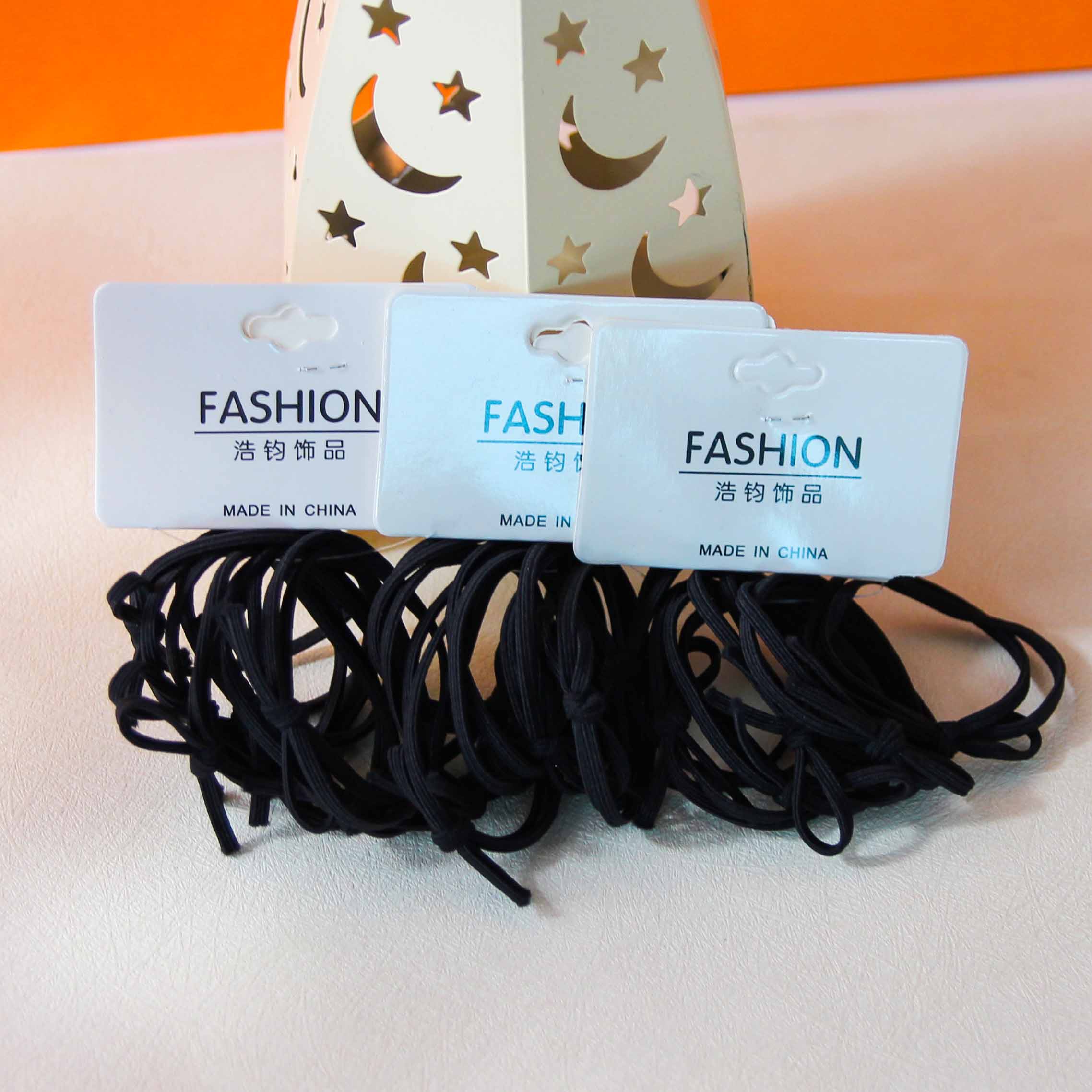 6 Knotteds Flat Hair Tie