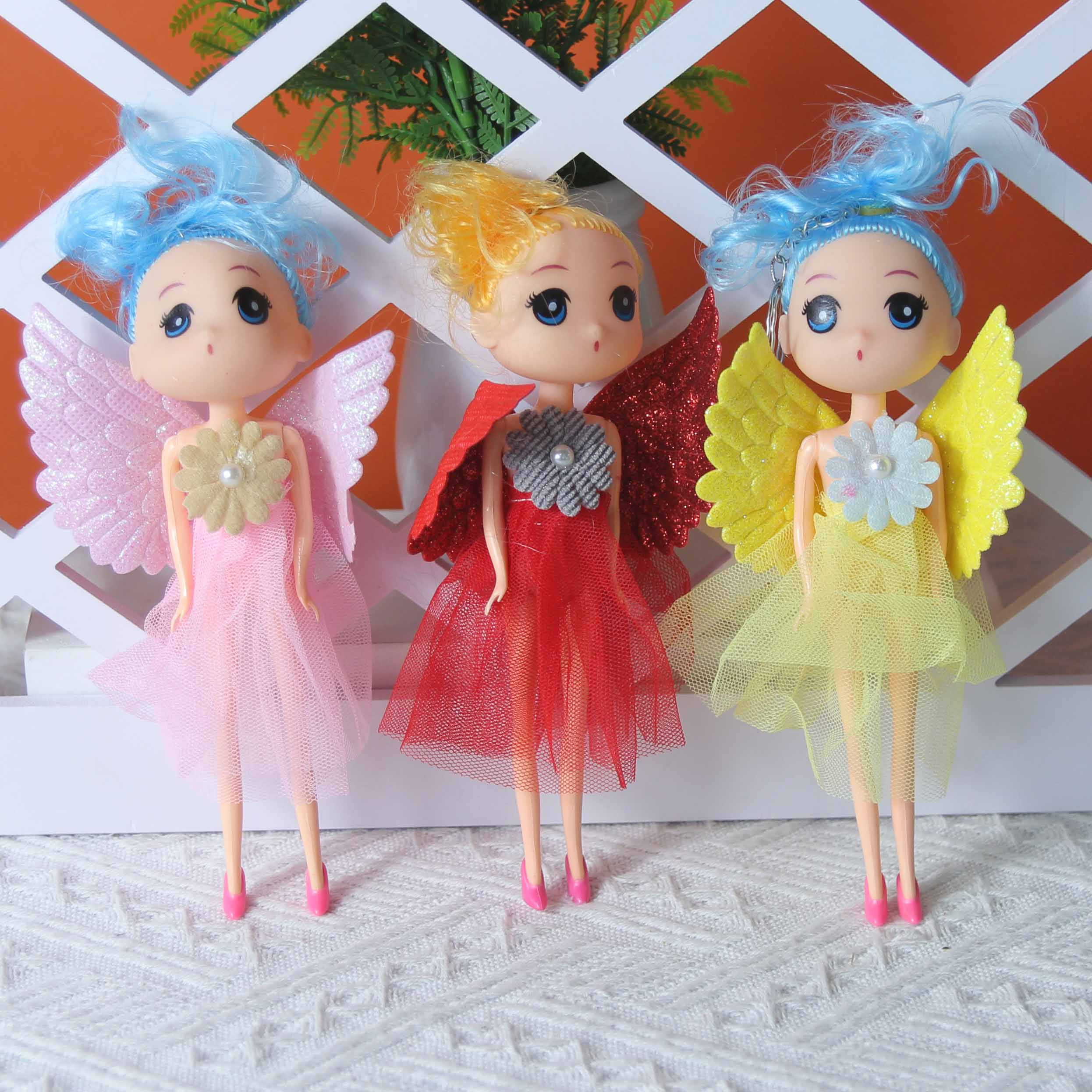 Wing Long Leg Chiffon Doll Keychain - Image 2