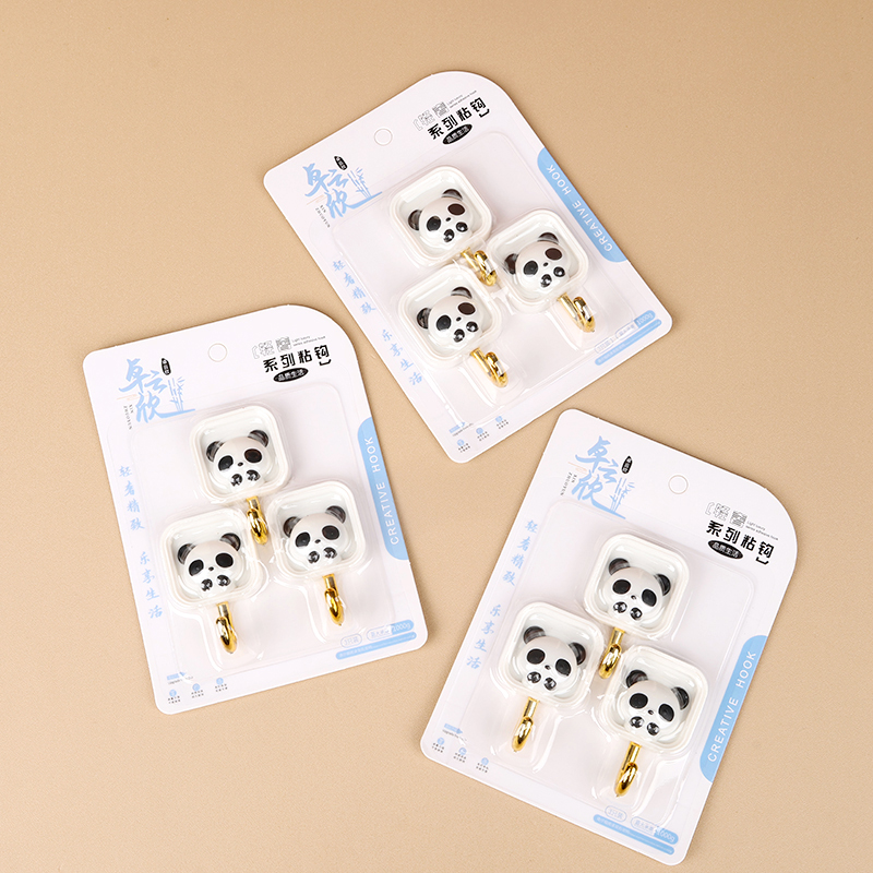Zhuo Yunxin 5627 Three Panda Sticky Hooks