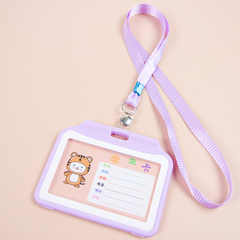 1.0 Two-Tone Long Strap Card Holder (Horizontal) - Image 3