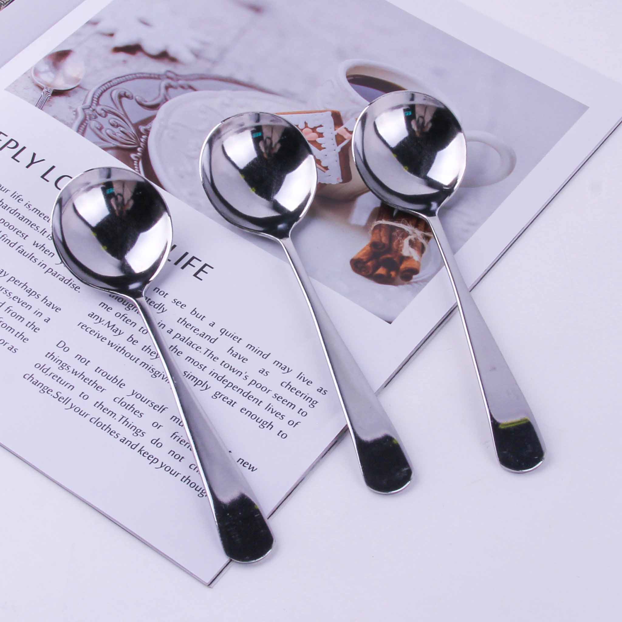 410 Stainless Steel Spoon (Silver)