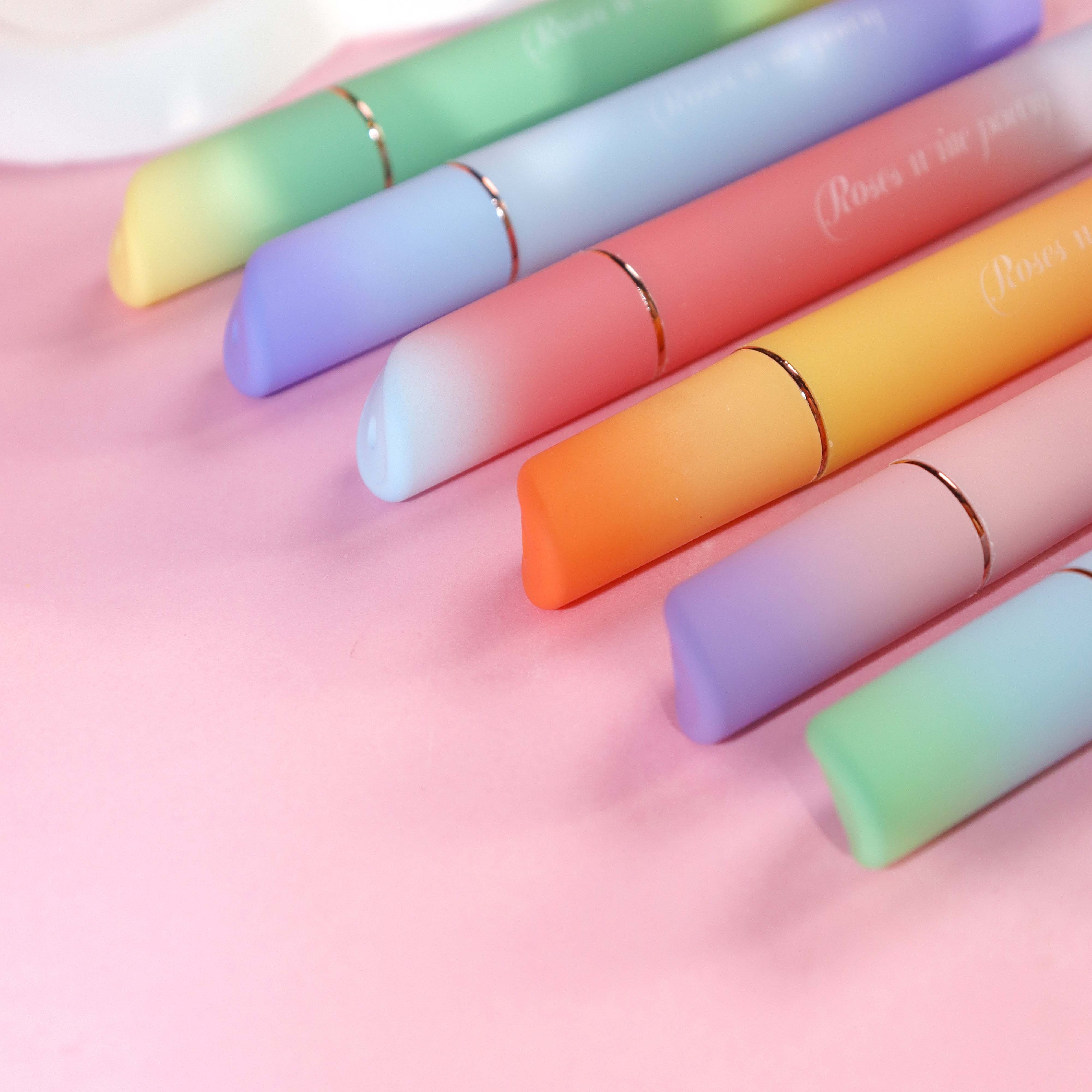 XX-0672 rose and poetry glitter fluorescent display pen