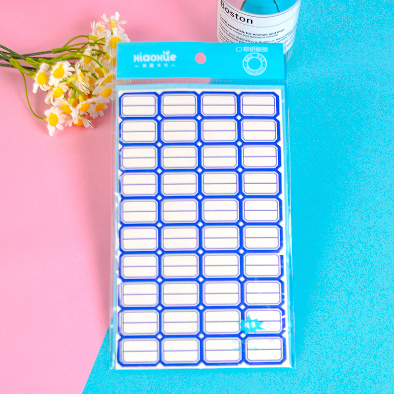 Name Tag Labels Stickers (4 Sheets Per Line)