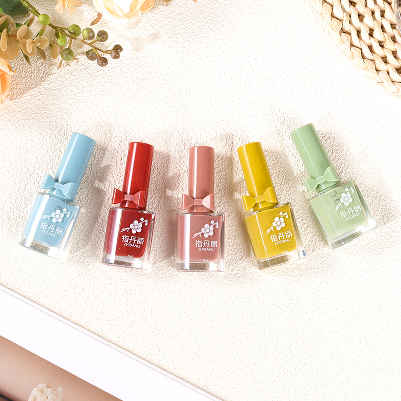 New floral peelable nail polish (color)