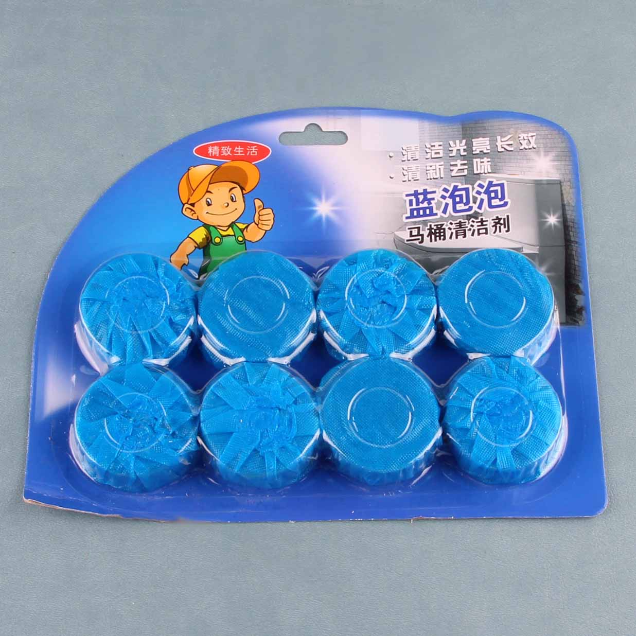 Blister-Packed 8 Toilet Cleaners