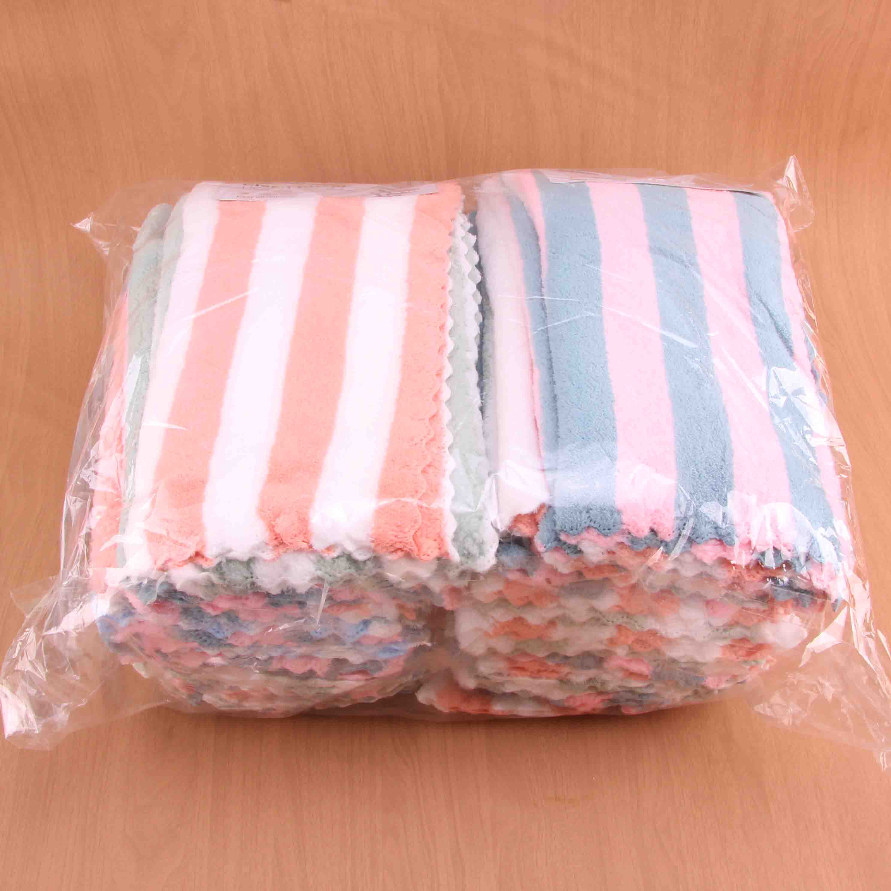 2 Header Cards Packaging Striped Cleaning Towels - Image 4
