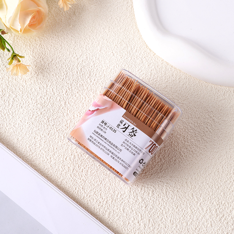 J-0135 large square box carbonized toothpicks (700) - Image 4