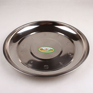 28Cm Stainless Steel Deep Plate