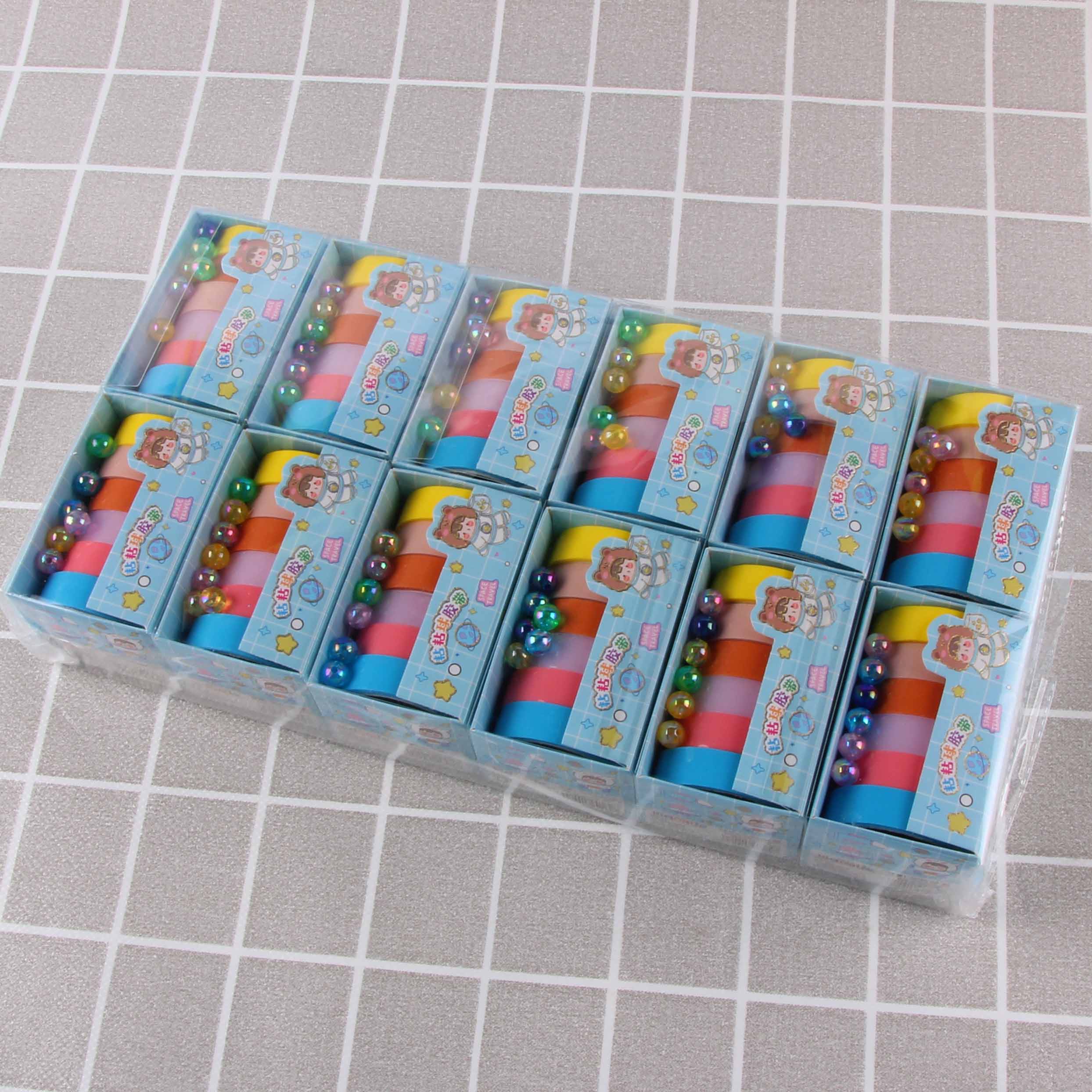 Six-Color Rainbow Series Ballpoint Tape (1151) - Image 5