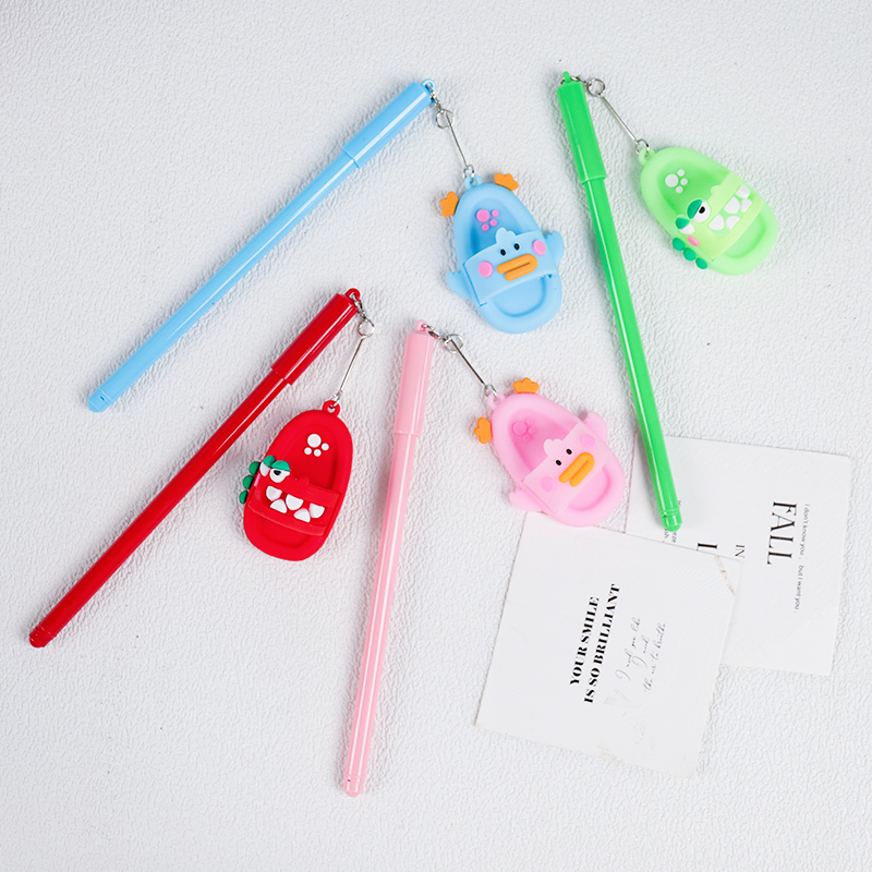 Creative Cartoon Character Pvc Pendant Gel Pen - 이미지 4