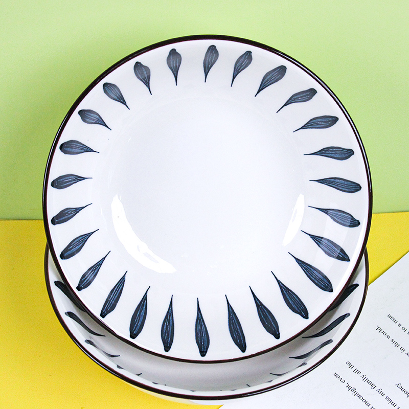 Printed 7 inch ancient bowl (Woolen grass) - Image 2