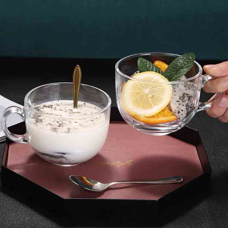 Hua Jingya Milk Glass Cup